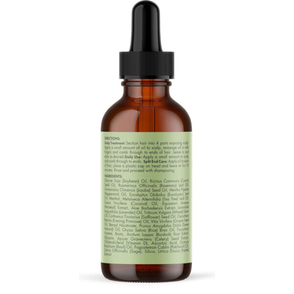 Rosemary mint scalp and hair strengthening oil