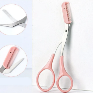 Eyebrow Trimming Knife With Comb Curved Moon Small Beauty Supplies Gadgets