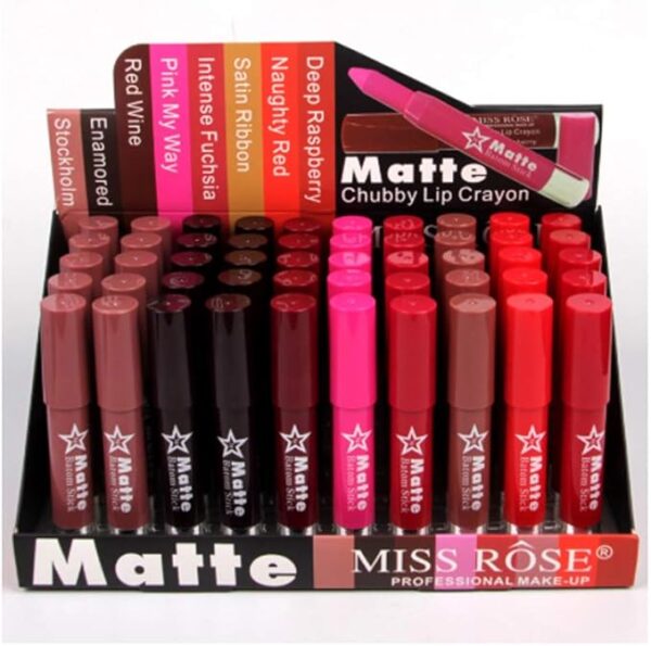 Miss Rose Chubby Lip Crayon  (Pack of 3)