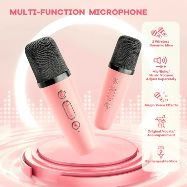 Kids Portable Bluetooth Speaker with Microphone