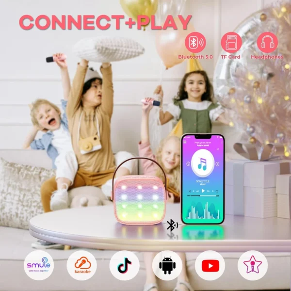 Kids Portable Bluetooth Speaker with Microphone