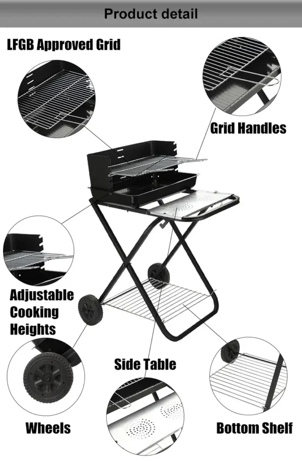 Folding Charcoal BBQ Grill